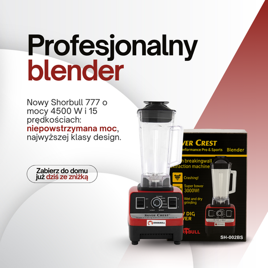Blender Profesjonalny - Shorbull 4500W