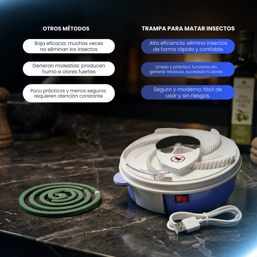 FlyTrap - Atrapa Moscas Elétrico