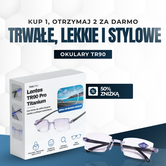Okulary fotochromowe TR90 – kup 1, a 2 dostaniesz GRATIS 🎁