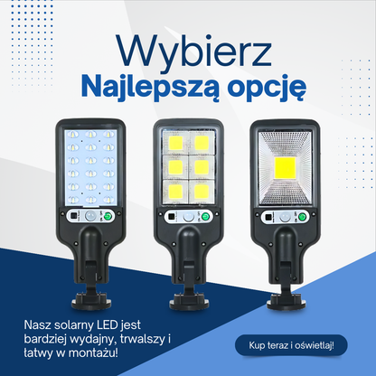 Zestaw solarny: LED SOLAR 17500 LUMENÓW - Kup 1 i otrzymaj 3 GRATIS 🎁