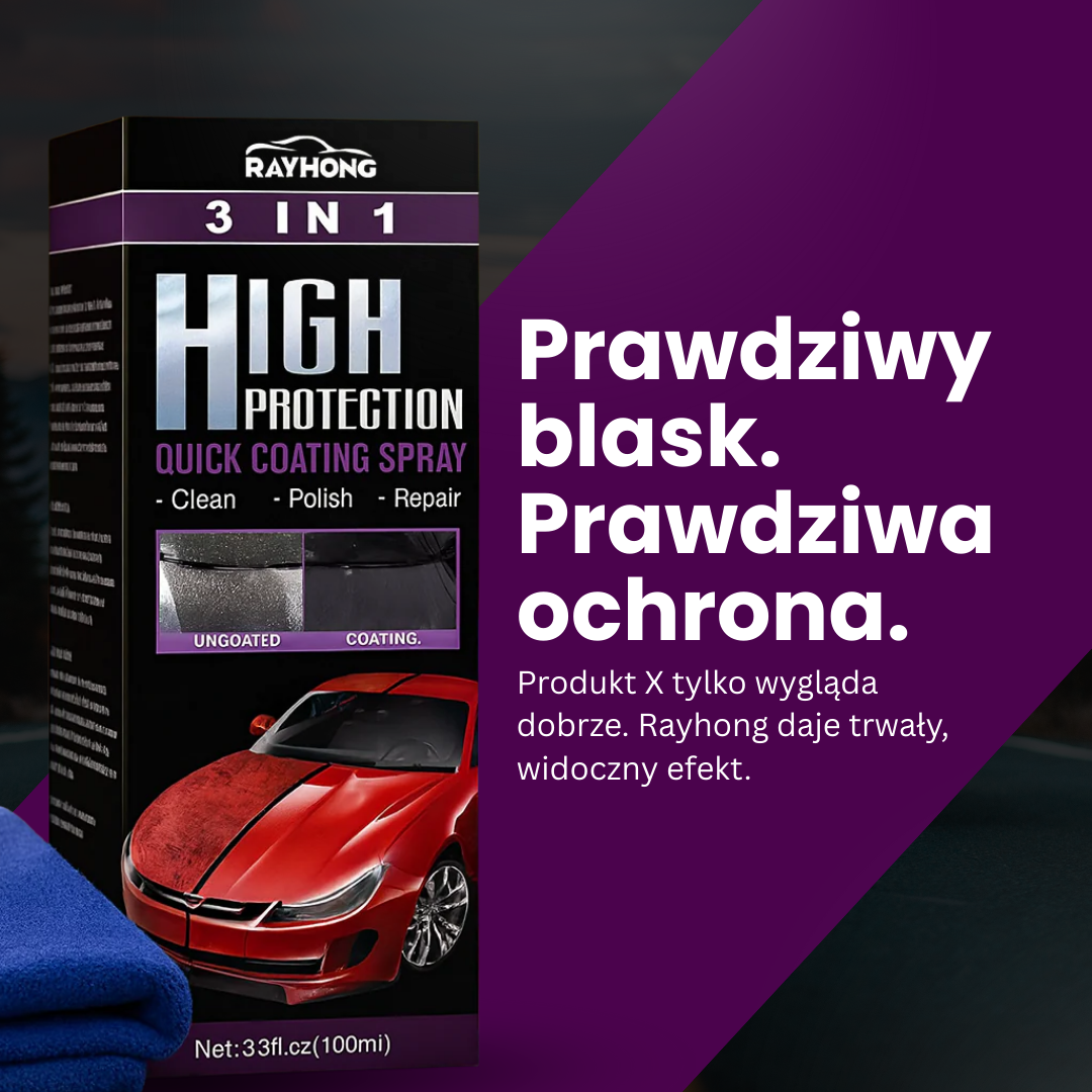 Rayhong Spray Ceramiczny z Grafenem + Kup 1 Zabierz 2 GRATIS 🎁