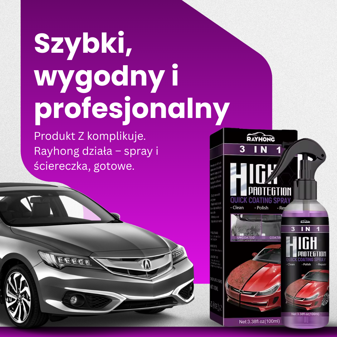 Rayhong Spray Ceramiczny z Grafenem + Kup 1 Zabierz 2 GRATIS 🎁