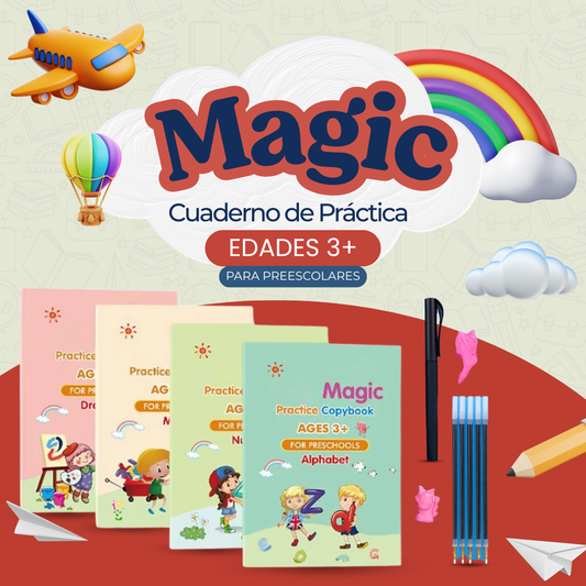 Magic Book Caligrafia Inteligente - Compre 1 llevate 4 GRATIS